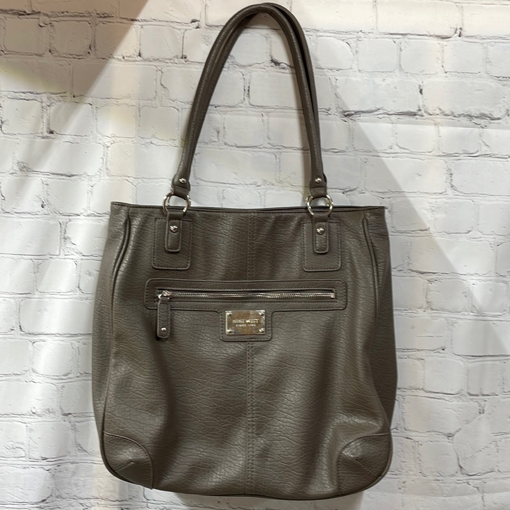 Nine West gray handbag satchel